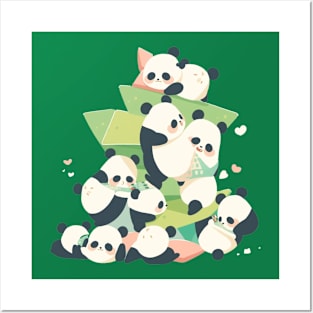 Cute panda Posters and Art